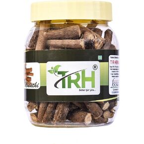 Trh Mulethi Root Stick | Mulethi Liquorice | Glycyrrhiza Glabra | Mulethi للجسم والجلد والشعر (200 جم) من (1 × 200 جم)