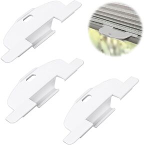 3/4" Pleat Lite Rise Handles Blind Pulls Replacement Parts for Hunter Douglas Duette and Applause Cordless Shades (3 Pieces, White)