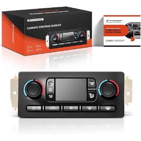 A-Premium Automatic Climate Control Module A/C & Heater Control Panel - Compatible with Hummer H2 2003 2004 2005 2006 2007 - with Rear Window Defogger, Replaces# 10399657 15105969