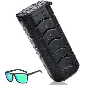 Tactical Hard Shell Sunglasses Case​, Military-Grade Crushproof & Water-Resistant Protective Case for Outdoor/Travel - Fits Ray-Ban, Oakley, Maui Jim & 200+ Premium Sunglasses