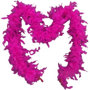 Feather Boa for Party Bulk,Christmas,Centerpieces,Costume Decoration Feathers boa (42g-Rose Red)