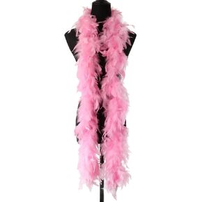 2m Turkey Feathers Boa Fancy Dress Boa Long Dancing Feather Boa Crafting Feather Boa Dress up Boa Costumes for Wedding Party Cosplay Halloween Dark Pink