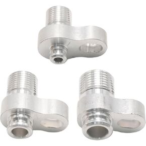 3 PCS R134A خطوط A/C مخصصة AC ضاغط ضاغط مجفف مكثف محول تركيبات ، تجهيزات محول لخرطوم تكييف الهواء التلقائي
