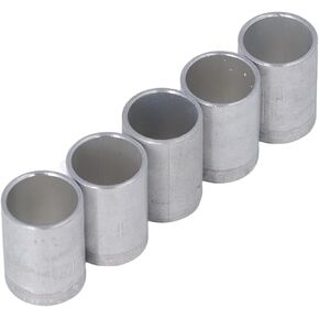Air Conditioning Fitting Cover, 20 Pcs Air Conditioning Joint Cover Aluminum AC Hose Tube Connector Cover Pipe Fitting (5/8in)