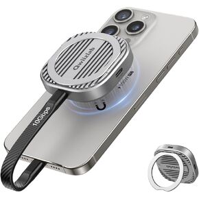 QWIIZLAB Magnetic 2230 NVMe SSD Enclosure, Magsafe for iPhone 16/15 Pro Max ProRes, 10Gbps USB Type-C, 100W PD Charge, Fits PCIe M.2 M-Key up to 2TB, Aluminum Case, Compatible with iPad Air/Pro Mac in Kuwait