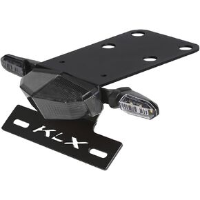 Tail Tidy Fit for KLX300SM KLX300 2021-2023 KLX250 2009-2022 KLX250S SF 2009-2015 Fender Eliminator with LED Tail Light Turn Signal Motorcycle License Plate Bracket Holder (Red-Clear)