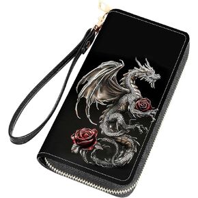 Quotes Bible Verse Psalm 46:10 Print Women Large Capacity Wallet PU Leather Zipper Clutch Purse for Smart Phone/Card/Coin/Cash
