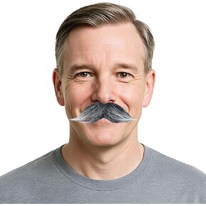 Miss U Hair Self Adhesive Fake Mustache Costume Facial Hair Halloween Novelty Stick On Fake Beard