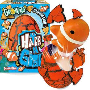 Large Mermaid from Deluxebase. 4.3" Hatching Egg with Growing Mermaid Toy. Water Activated Surprise Egg Transforming Toy for Kids. Great Mermaid Toys for Party Favors and Gifts.