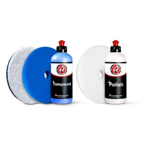 Adam's Paint Correcting Compound 12oz - Silicone-Free, Body Shop Safe, Low-Dust Formula - Heavier-Cut for Faster, Stronger Correcting for Clear Coat, Gel Coat, Single Stage Finishes