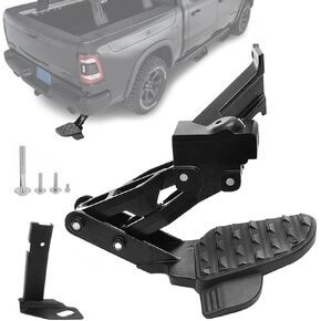 خطوة السرير الخلفي ل Dodge RAM 2500 3500 (2019-2024)-خطوة الباب الخلفي القابلة للسحب ، استبدال OEM 82215842AH 82215842AD