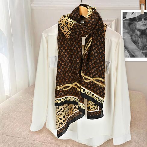 Scarfs for Women Lightweight Floral Printed Scarves Fashion Scarves Sunscreen Shawls in Saudi Arabia