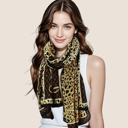 Scarfs for Women Lightweight Floral Printed Scarves Fashion Scarves Sunscreen Shawls in Saudi Arabia