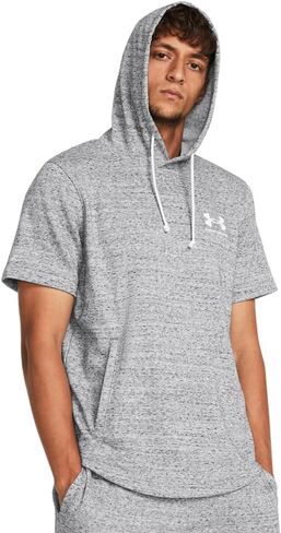 تحت درع رجال Terry Hoodie قصير الأكمام in Saudi Arabia