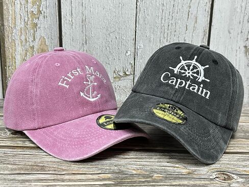 Embroidered Captain & First Mate Hats in Saudi Arabia
