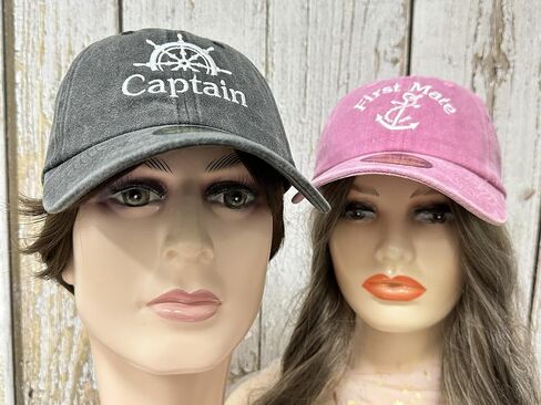 Embroidered Captain & First Mate Hats in Saudi Arabia