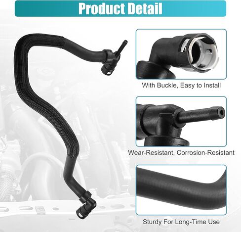 UXCELL HVAC HOSE ASSEMBLY for Ford F-250-F-550 Super Duty 2011-2014 6.7L Heater Core Outlet & Return Hose BC3Z18472E in Kuwait