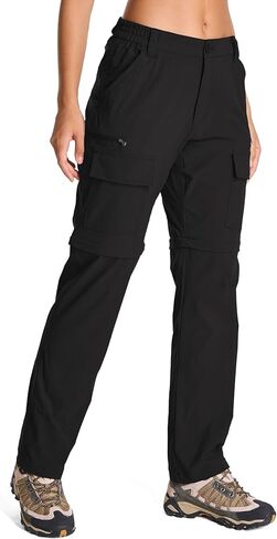 Women's Hiking Pants Convertible Lightweight Quick Dry Outdoor Travel Camping Safari Pants,2192,Blue,14 in Saudi Arabia
