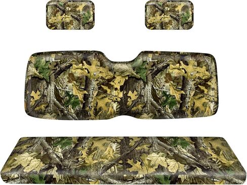 BORDAN UTV Waterproof Seat Cover for 2002-2008 Polaris Ranger 500 700 800(Front Seat Only), Heavy Duty 1680D Split Bench Seats Cover for UTV Full Protection Outdoor Camo(4 PCS) in Kuwait