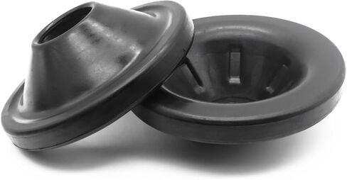 Rear Coil Spring Insulators, Rear Upper Coil Spring Isolators Compatible with 2007-2018 Jeep Wrangler JK JKU, Rubber Insulators, Stock Height, 2 Pcs in Saudi Arabia