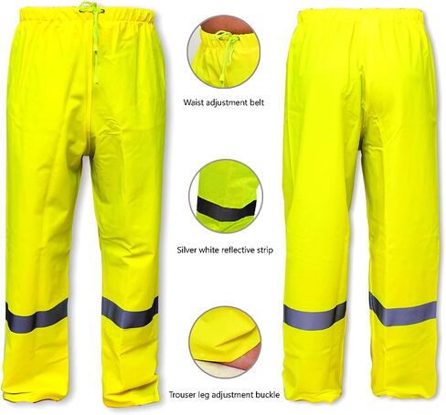 Rain Suits for Men Waterproof Work Heavy Duty Rain Suit Rain coats Rain Gear Jacket and Pants Rainwear in Saudi Arabia