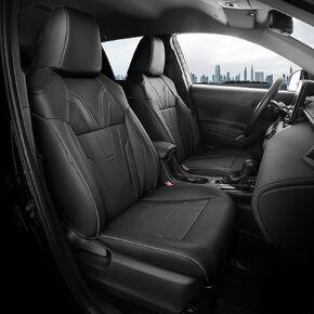 for Toyota Corolla Cross Seat Covers L LE XLE 2021 2022 2023 2024 2025, Custom Car Seat Covers Full Set, Luxury Leather Seat Covers for SUV, Waterproof Car Seat Cover, Black Not for Hybrid in Kuwait