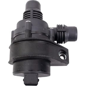 TRQ Engine Auxiliary Water Pump Compatible with 2001 BMW 525i 1999-2000 528i 530i 2002-2005 745i 745Li 2006-2008 750i 750Li 2004-2006 760i 760Li 2000-2006 X5 2006-2012 Land Rover Range Rover