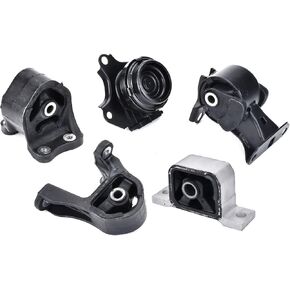 5PCS Engine Motor Mount Kits Compatible with Honda CRV 2.4L 2002-2006 Engine Transmission Mount Replace A4504 A4506 A6596 A6597 A65010