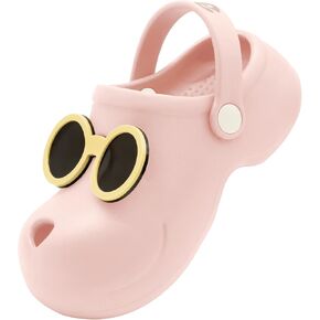 Kid's Girls Boys Clogs Slip on Garden Water Shoes Classic Slides Sandals with Arch Support Incredibly Light and Easy to Wear Stylish Cartoon Shower Beach Pool Slippers for Children