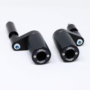 Shogun USA Made Kaw Ninja 500 Z500 2024 2025 NO Cut PA2 Black Frame Sliders Fits ABS & Non ABS Models - 715-4169 - Instructions Shown in Images