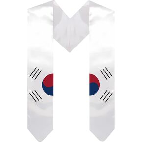 Country Flag Graduation Stole scarf class of 2025 International Graduate Adult Unisex