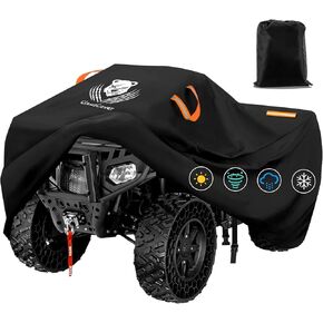 ClawsCover ATV Quad Covers 88 Inch XXL(Plus) Waterproof Outdoor Heavy Duty Oxford Cloth 4 Wheeler Accessories Fadeless Windproof All Weather Protection for Polaris Can am Kawasaki Honda Yamaha Suzuki