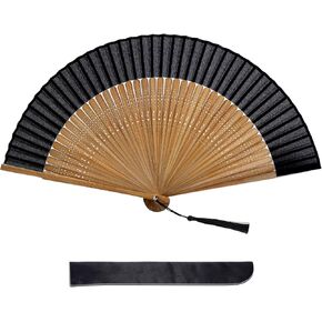 Folding Hand Fan, Foldable Bamboo Hand Fans for Women, Nylon-Cloth Vintage Retro Chinese/Spanish Foldable Fan for Wedding Party Favor Performance Dance Home Decorations Festival Gift