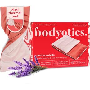 ComfyCuddle Microwave Heating Pad (18" x 7") with Calming Lavender Scent for Cozy Comfort During Menstrual Cycles - Convenient & Machine-Washable, Microwave to Heat and Freeze to Cool
