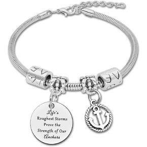 DlaeKua Inspirational Gifts for Women Inspirational Quote Bracelets Birthday Gifts for Women Gifts from Grandma Gifts from Aunt Encouragement Gifts for Women Girlfriend Gift from Boyfriend