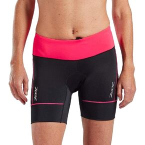 Zoot Sports Women's Core Tri 6 بوصة قصيرة - أحمر الخدود