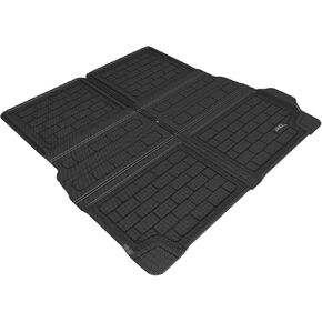 3D MAXpider Custom Fit Behind 2nd Row Kagu Cross Fold Cargo Liner (Black) Compatible with BMW X7 (G07) 2019-2025 - Cargo Liner
