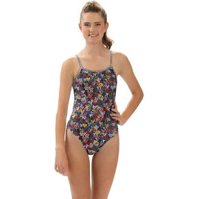 Dolfin Uglies Women's One Piece Swimsuit - Athletic String Back Training Swimsuit