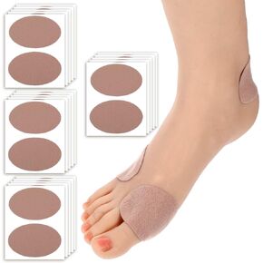 Moleskin for Feet, Adhesive Blister Prevention Pads Mole Skin Tape Stickers for Feet Heel Shoes Padding for Blisters, Shoes, Toes, Heel - 20 Sheets (40 Pieces Total)