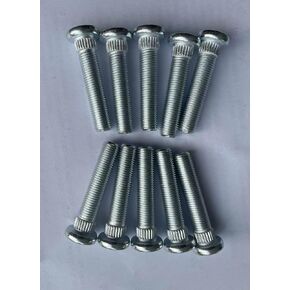 10PCS 5/8" Longer Than Stock Wheel Stud Lug Bolts 7/16-20 Thread OEM Quality Extended Extra Length Replacement for Chevrolet Dodge Pontiac, Oldsmobile & Buick