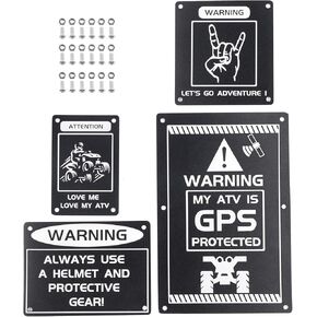 Bumper Stickers Caution Labels Compatible with Yamaha Raptor 700 YFM700 2013 2015-2024,Raptor 700R YFM700R 2016-2024,YFZ450R 2014-2024,YFZ450RSE 2017-2024,See Fitments