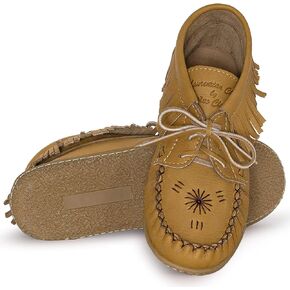 Laurentian Chief Moccasins Women Ankle Boot – Stylish Ankle Boots with Inca Embroidery, Comfortable Insole, Durable Rubber Sole, Made in Canada
