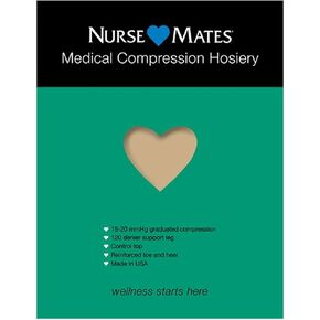 Nurse Mates Medical Compression Pantyhose | 15-20mmHg | Support Hosiery | 1 Pair