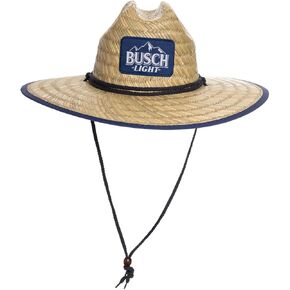 Calhoun Busch Light Straw Lifeguard Hat