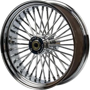 18x5.5 العجلات الخلفية لـ '12 -Late Deluxe Heritage Slim '18 -later Street Bob FXBB FXBBS Softail Standard FXST FAX King Black Black Moale Discless Aluminium Disc (18 × 5.5 أسود)