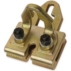 5 Ton Auto Body Pull Clamp, Heavy Duty Right Angle 2-Way Self-Tightening Dent Repair Tool for Car Frame Straightening & Sheet Metal Panel Pulling - Collision Repair Clamp Puller