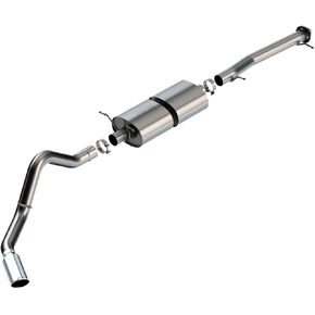 Borla 20-22 Chevrolet/GMC Silverado/Sierra 6.6L T-304 SS Cat-Back S-Type Exhaust - Brushed - 140833