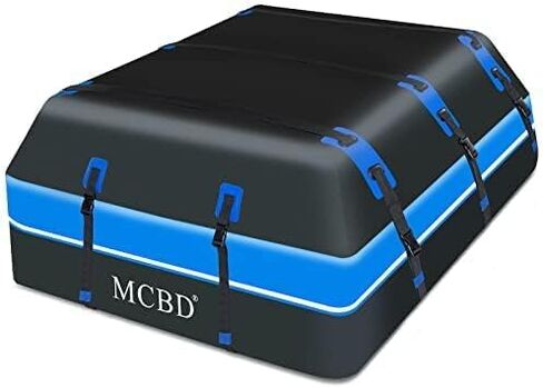 حقيبة نقل البضائع على السطح، 15 قدم مكعب، حقيبة أمتعة على سطح السيارة مقاومة للماء ذات هيكل ناعم لجميع المركبات ذات الدفع الرباعي مع/بدون قضبان، تتضمن 8 أشرطة معززة + 4 خطافات للأبواب، حقيبة تخزين، حصيرة مضادة للانزلاق، رمادي in Kuwait