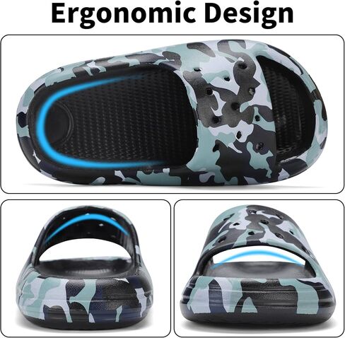 سحابة الأطفال Slides Boys Girls Non Slip on Sandals و Comfort Slippers for Summer و Pool و Beach and Water Bists in Kuwait