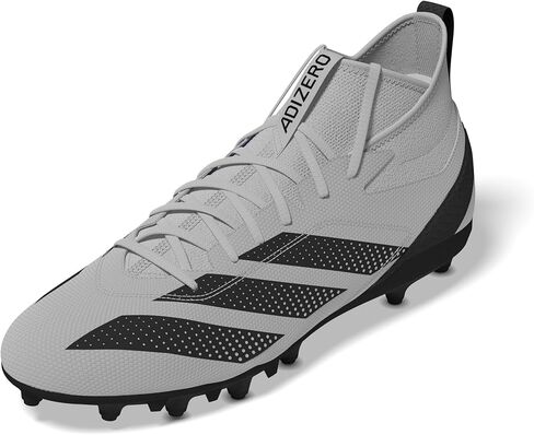 adidas Men's Adizero Impact.2 American Football Sneaker, Grey/Black/Grey, 9.5 in Saudi Arabia